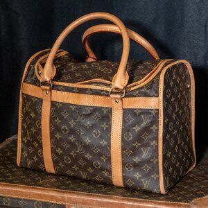 LOUIS VUITTON Monogram Canvas Carrier Sac Chaussures - NEW LEATHER